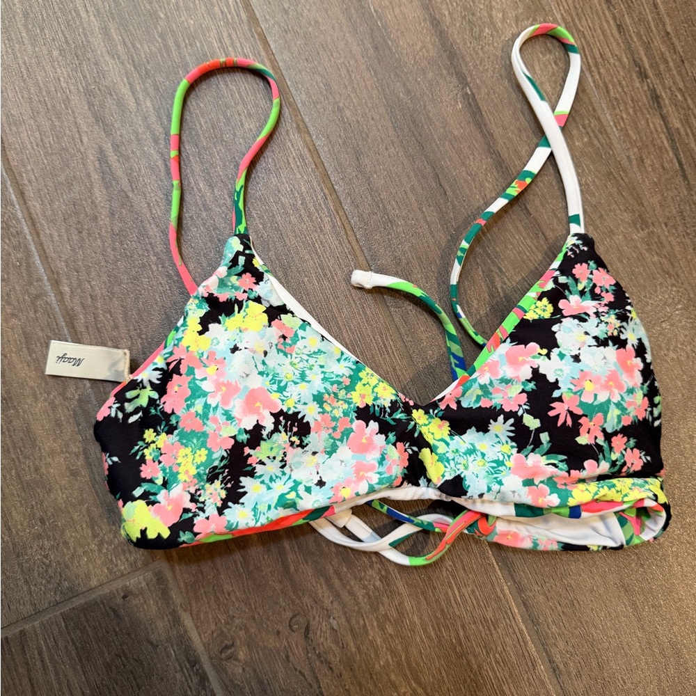 Maaji reversible bikini top sz S